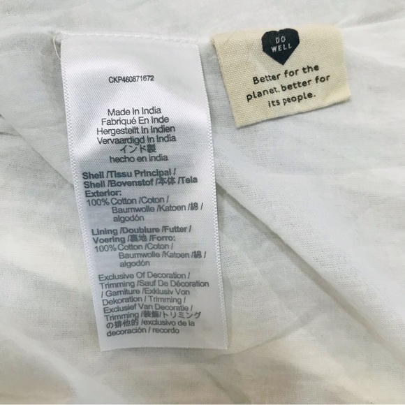 Madewell LUCIE Smocked Tiered MIDI Dress Sz L - Picture 14 of 15